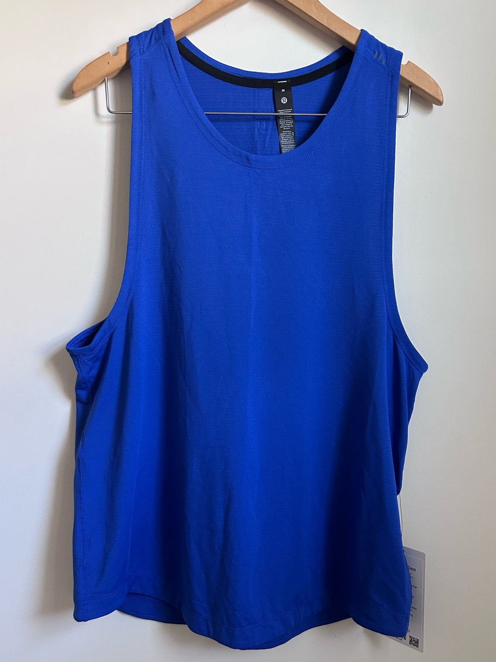 NWT Lululemon License to Train Tank Men’s M Beaming Blue Workout Athletic
